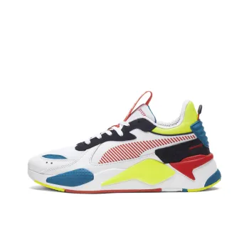 PUMA RS-X Anti-Slip Wear-Resistant Low-Top Kids Lifestyle Shoes White Teenagers