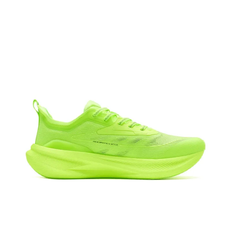 XTEP Two Thousand Kilometers 2.0 Running Shoes Men Low Top Fluorescent Lime Green/Black-1