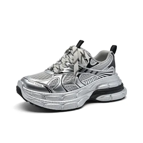 BASIC HOUSE Baijia Good Future Xingji Collection Interstellar Traveler Chunky Sneakers Women's Silver
