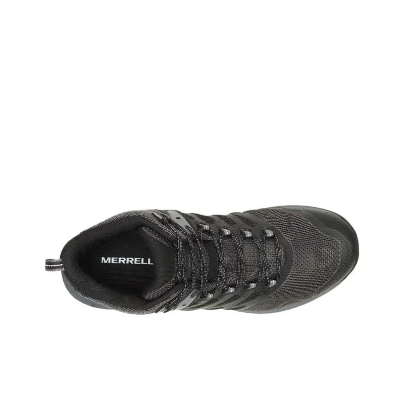 MERRELL Nova 3 Anti-Slip Wear-Resistant Mid-Top Trail Running Running Shoes Men's Black-3