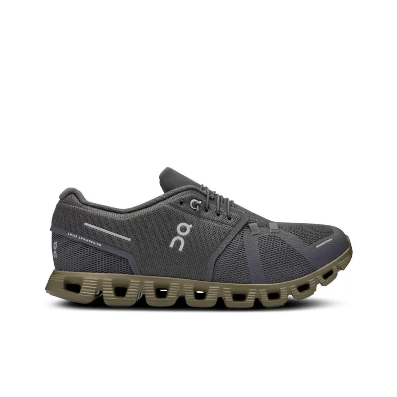 Good On You x On Cloud 5 Anti Slip Wear Resistant Low Top Casual Running Shoes Men's Gray-1