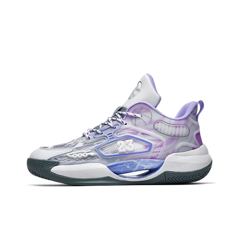 Kuding Cushioning Wear-Resistant Mid-Top Basketball Shoes Unisex-0