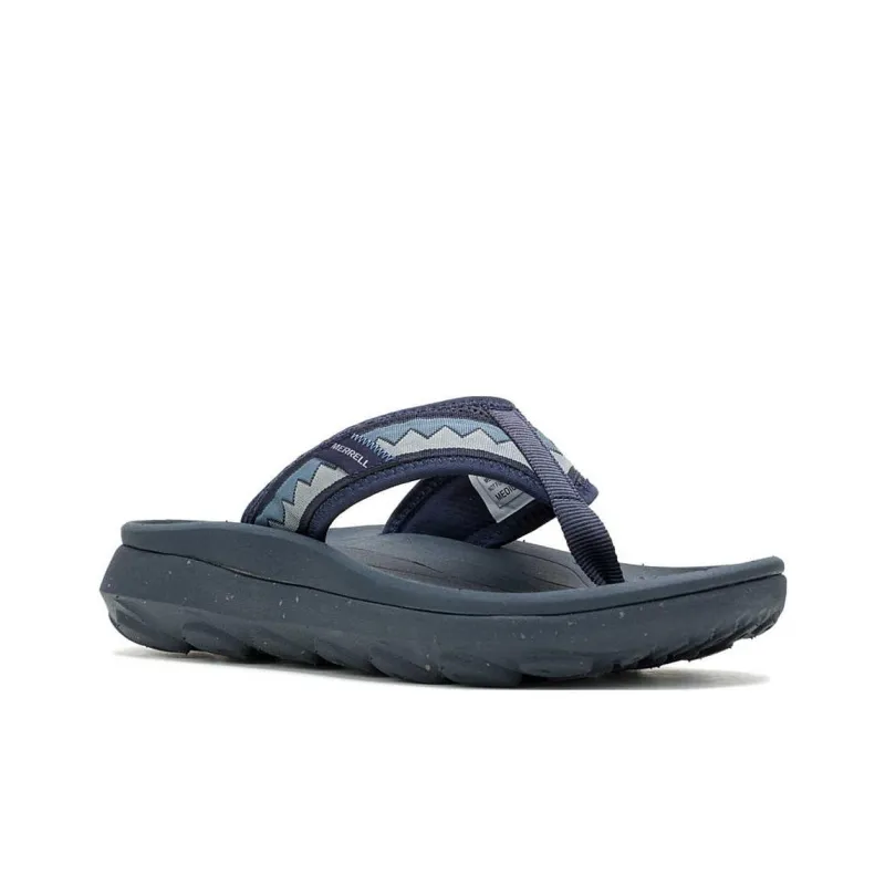 MERRELL Hut Ultra Abrasion-Resistant Slip-Resistant Flip Flops Men's Marine Blue-2