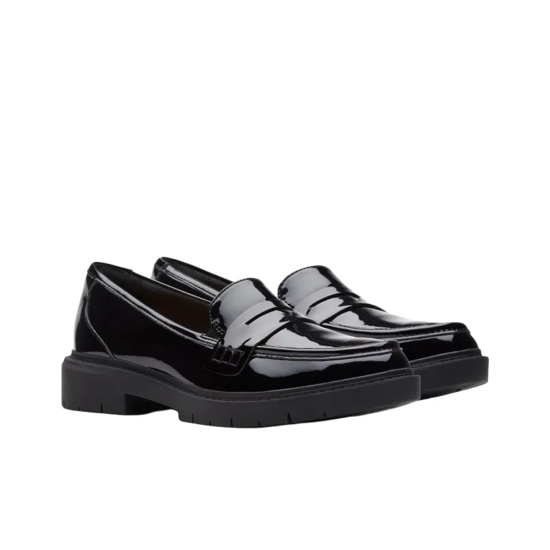 Clarks Westlynn Ayla Loafers 4cm Women's Black-2