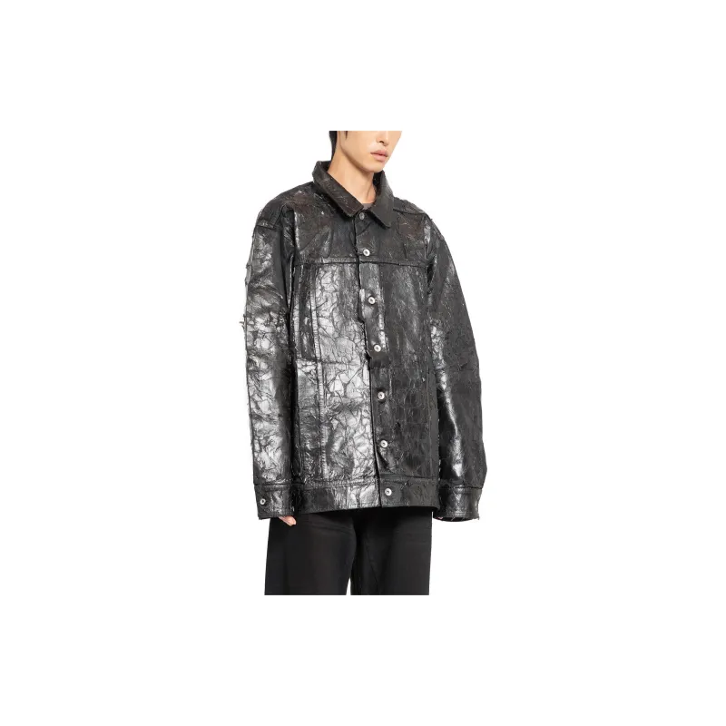Rick Owens DRKSHDW Oversized Buttoned Jacket-3
