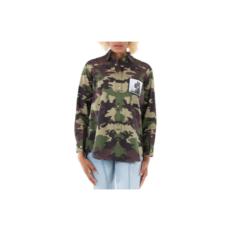 Burberry Shirts Women's Green-1