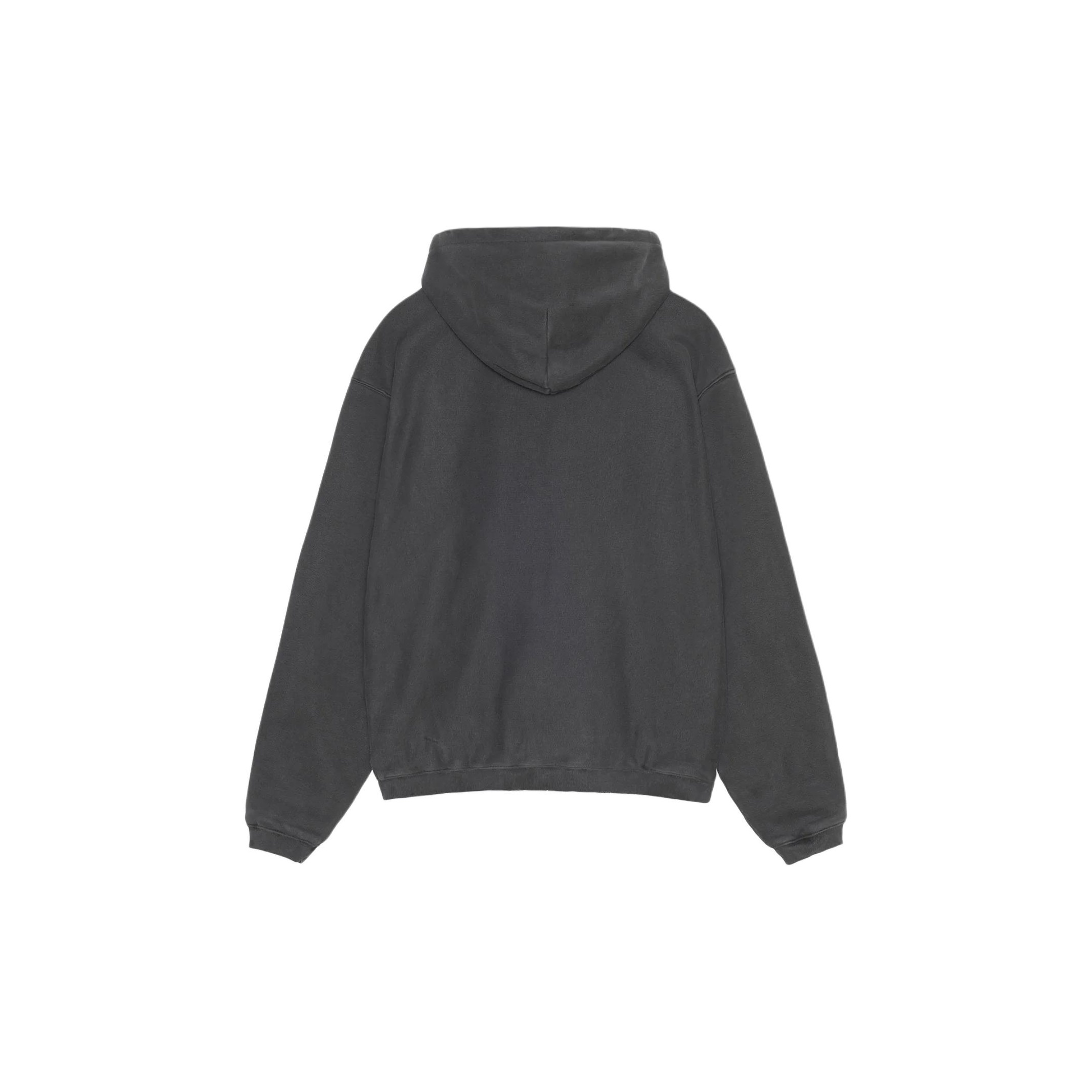 【STUSSY】WAFFLE LINED ZIP HOODIE ☆ ロゴ ☆ ジップ フーディ Stussy Waffle Lined Zip Hoodie Black Men's - FW24 - US