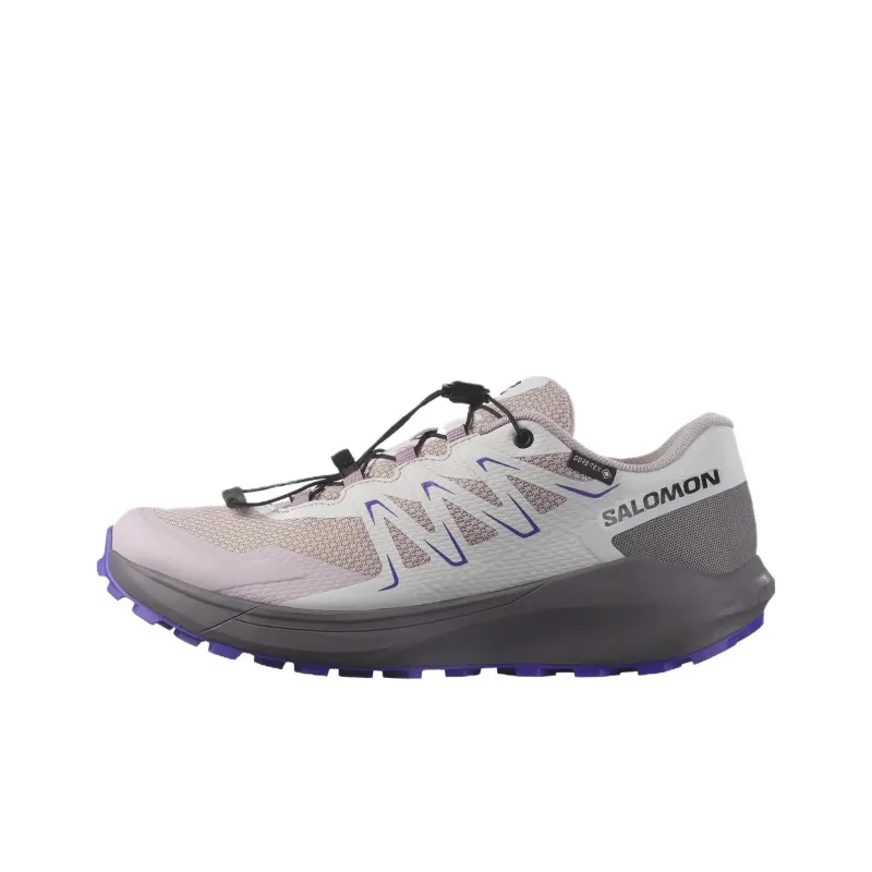 SALOMON TEMPER GORE TEX Anti Slip Wear Resistant Low Top Trail Running Running Shoes Women's Gray-0