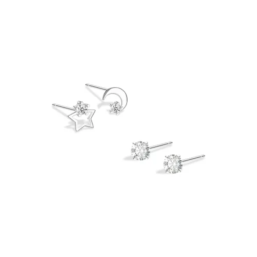 BLANK IN BLANK Sterling Silver Stud Earrings Women's Anniversary Birthday Present Box