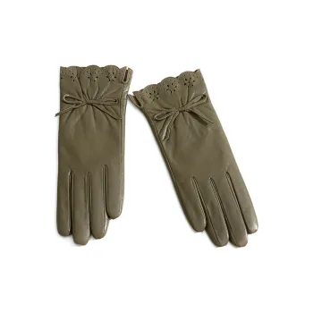 Yamaichi Maru Top Grain Sheepskin Seven-Thread Liner Gloves Women's