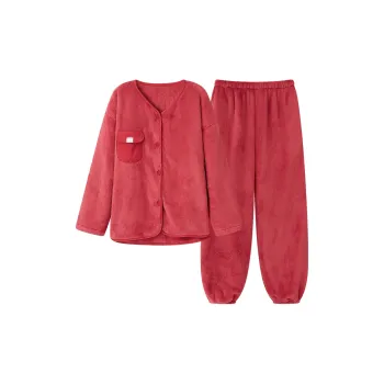 DanceBees Pajama Set Women's Red