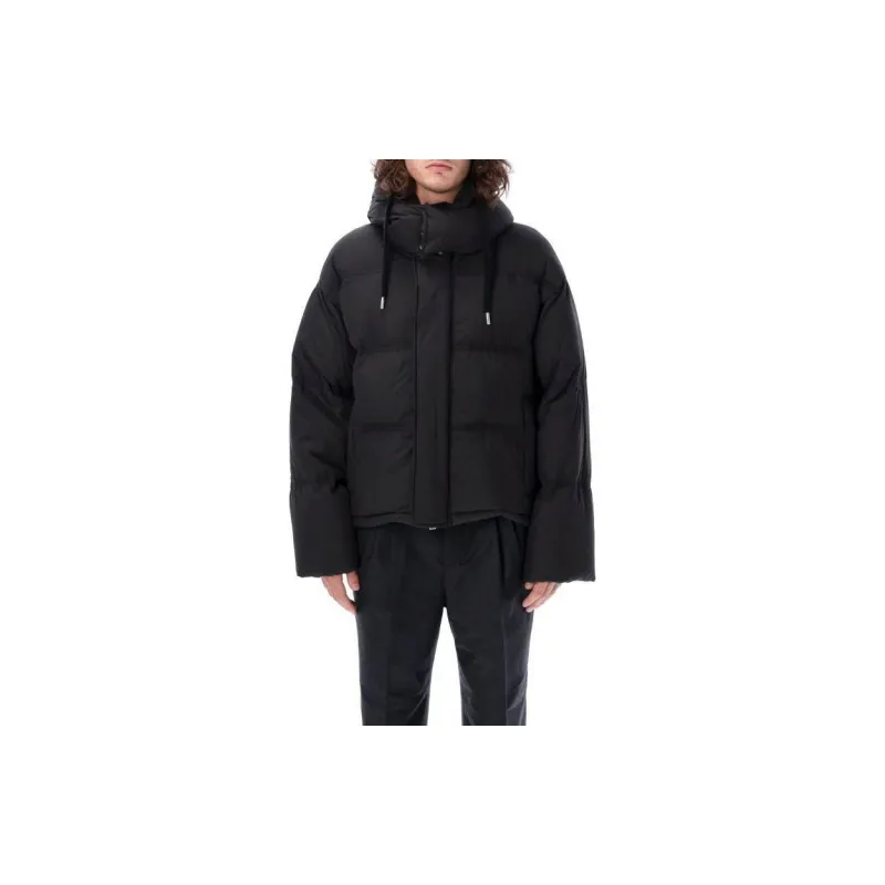 AMIPARIS Paris Hooded Drawstring Down Jacket-3
