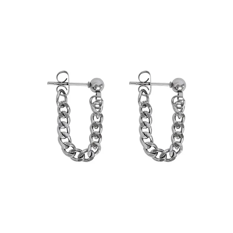 ZWU 925 Sterling Silver Earrings Unisex-4