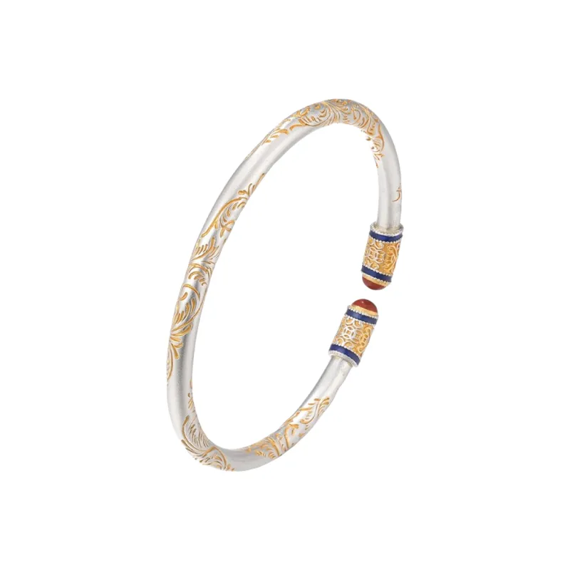 Centennial Chuanqi Pure Silver 999.9 Bangles Women's-0