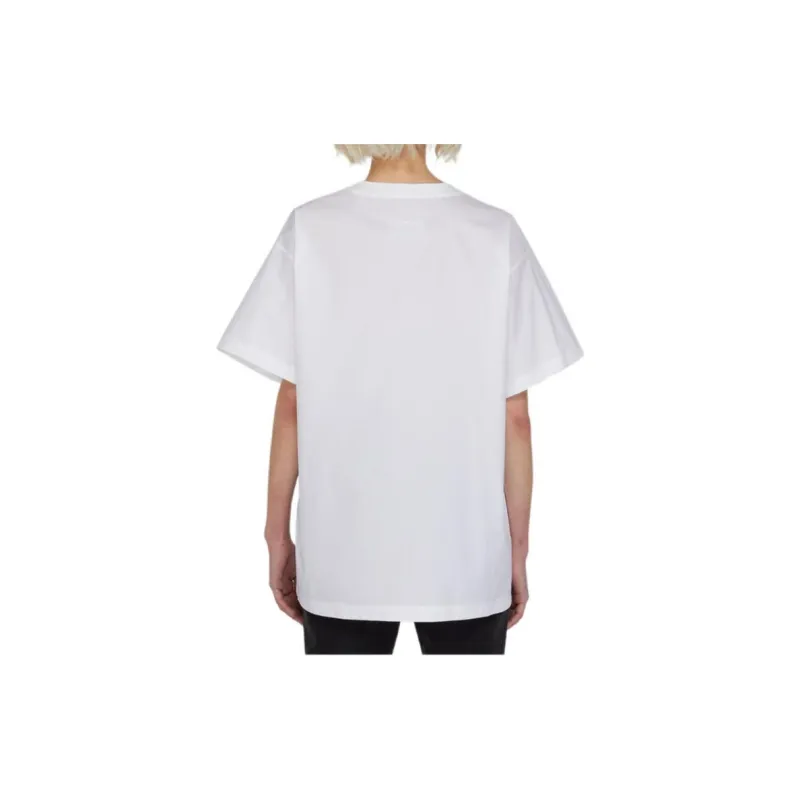 MM6 Maison Margiela Logo print Short sleeved T shirt-4