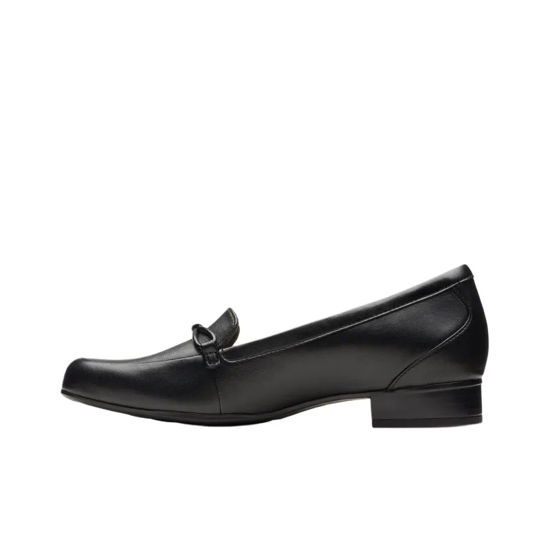 Clarks Juliet Shine Loafers 2.5cm Women's Black-0