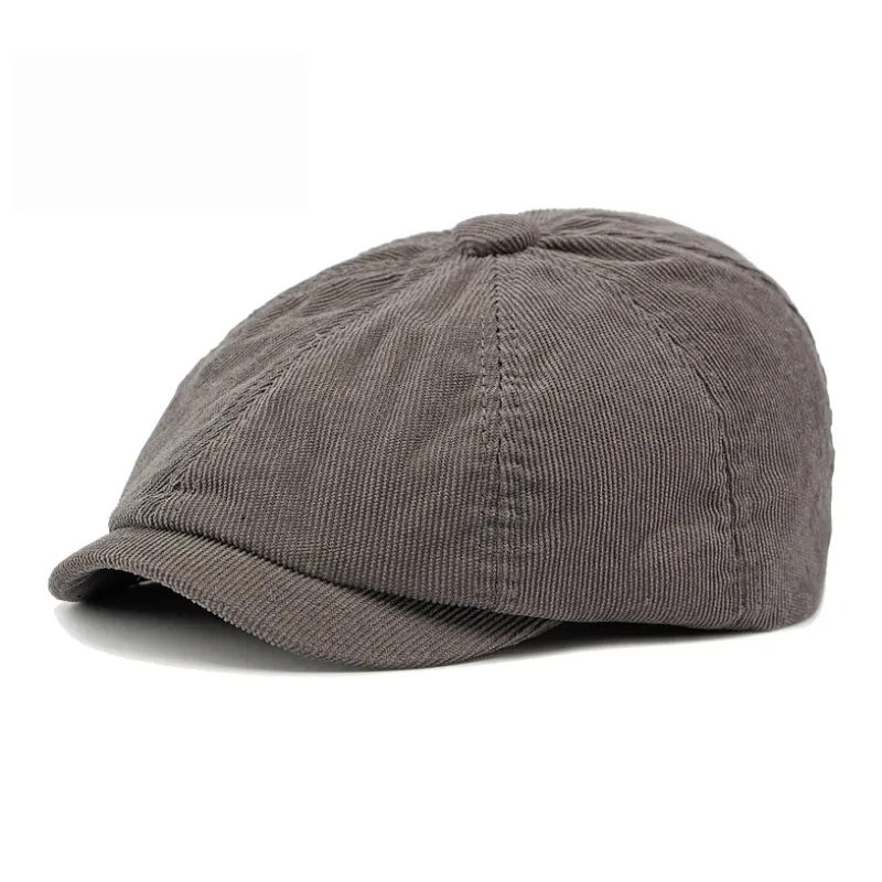 CARDANRO Corduroy Berets Unisex-3