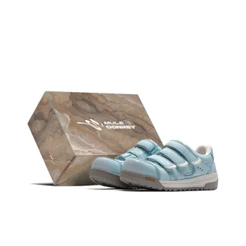 Mule Donkey Lightweight Low Top Skateboard Shoes Unisex Baby Blue Box Included