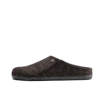 Birkenstock Zermatt Series Slip-Resistant Wrap-toe Slippers Unisex Dark Brown Regular