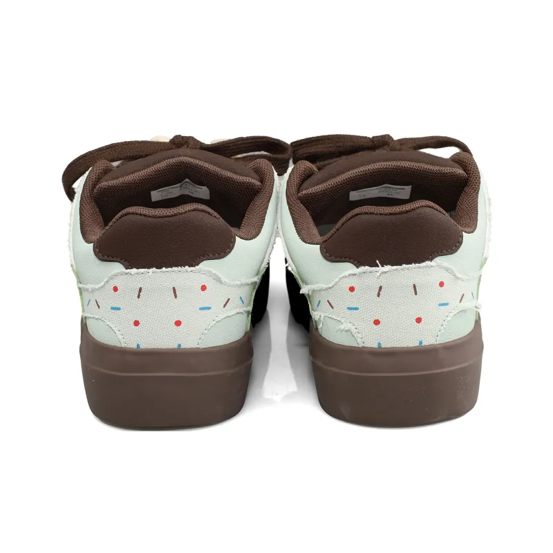 B10CROWN Anti Slip Wear Resistant Lightweight Breathable Low Top Skateboard Shoes Women's-5