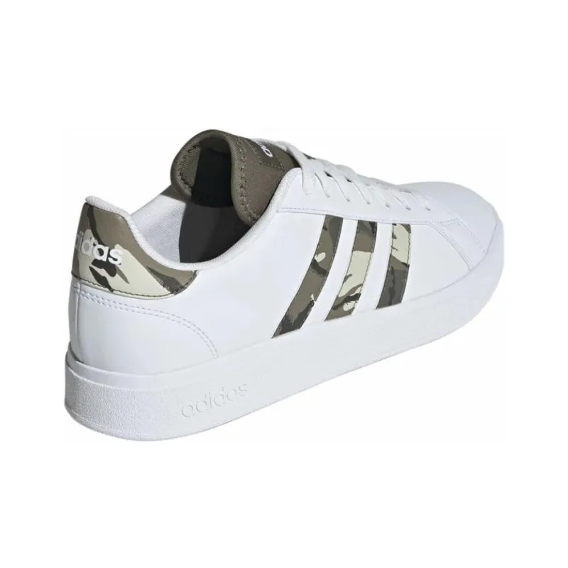 Adidas GRAND COURT 2.0 Anti-Slip Wear-Resistant Low-Top Skateboard Shoes Unisex White-2