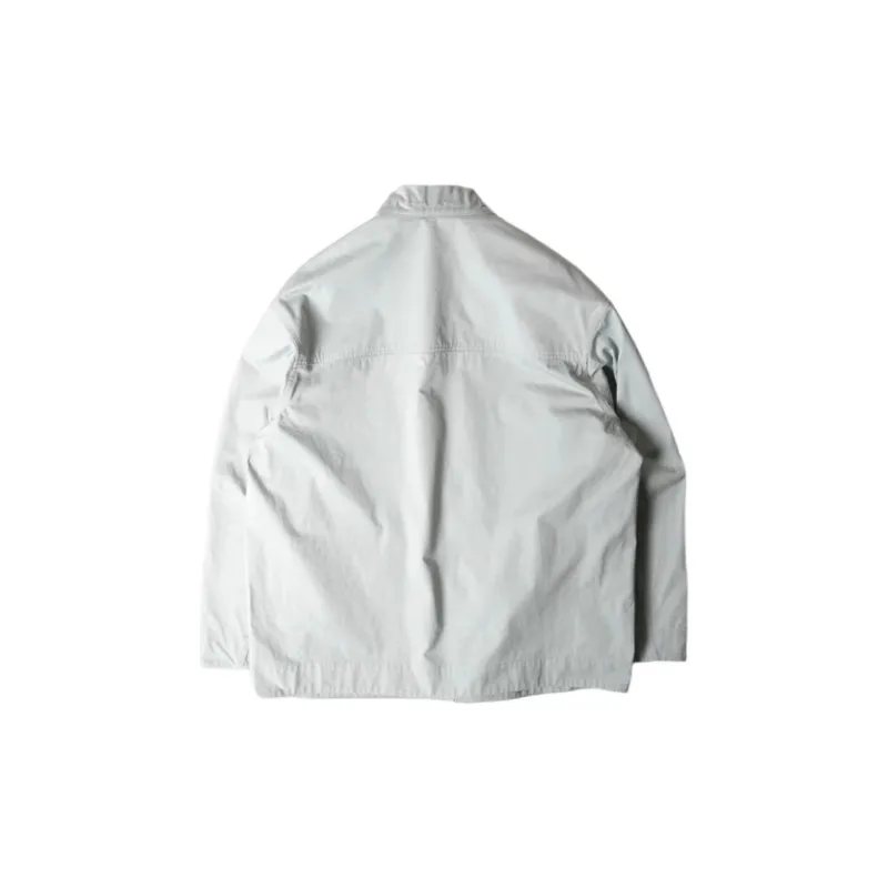 Lemaire Asymmetrical Blouson 'Cold Dye Cloud Grey'-1