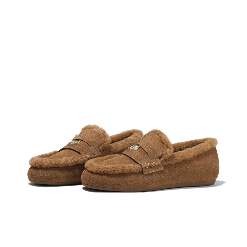 BELLALILY Loafers Women's Caramel, Khaki-2