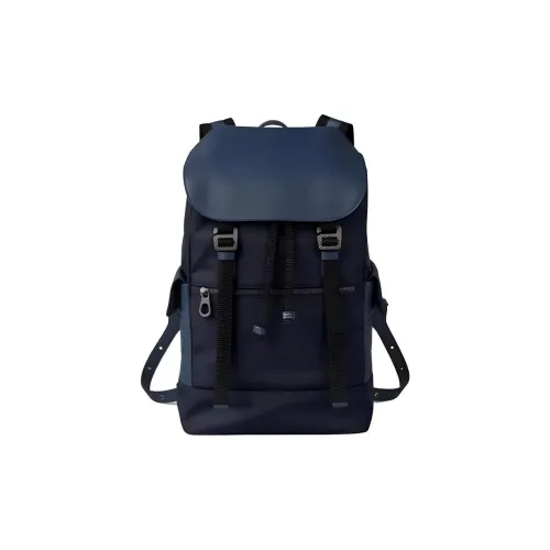 Bottega Veneta Leather Backpack Navy