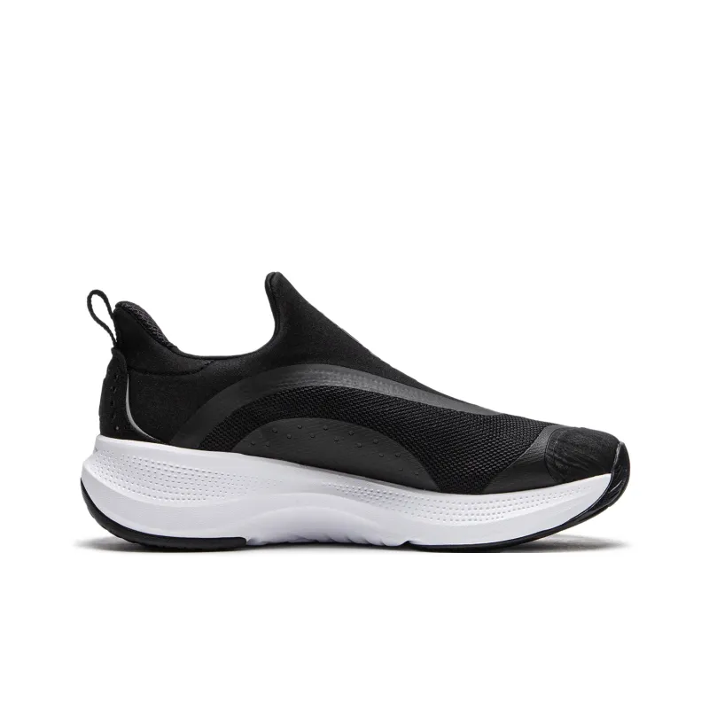 LiNing SOFT GO Anti Slip Wear Resistant Lightweight Breathable Low Top Casual Shoes Women's Black-1