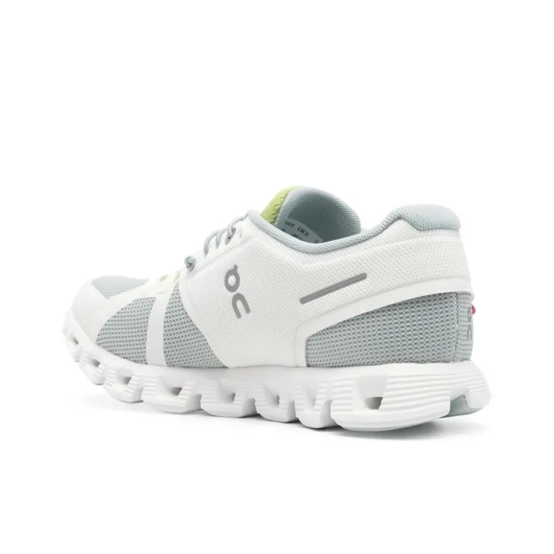 On Cloud 5 Push Anti Slip Wear Resistant Low Top Casual Running Shoes Women's Gray White-3