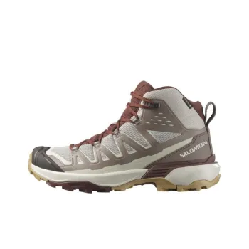 SALOMON X ULTRA 360 Anti Slip Wear Resistant High Top Hiking Shoes Women's Gray