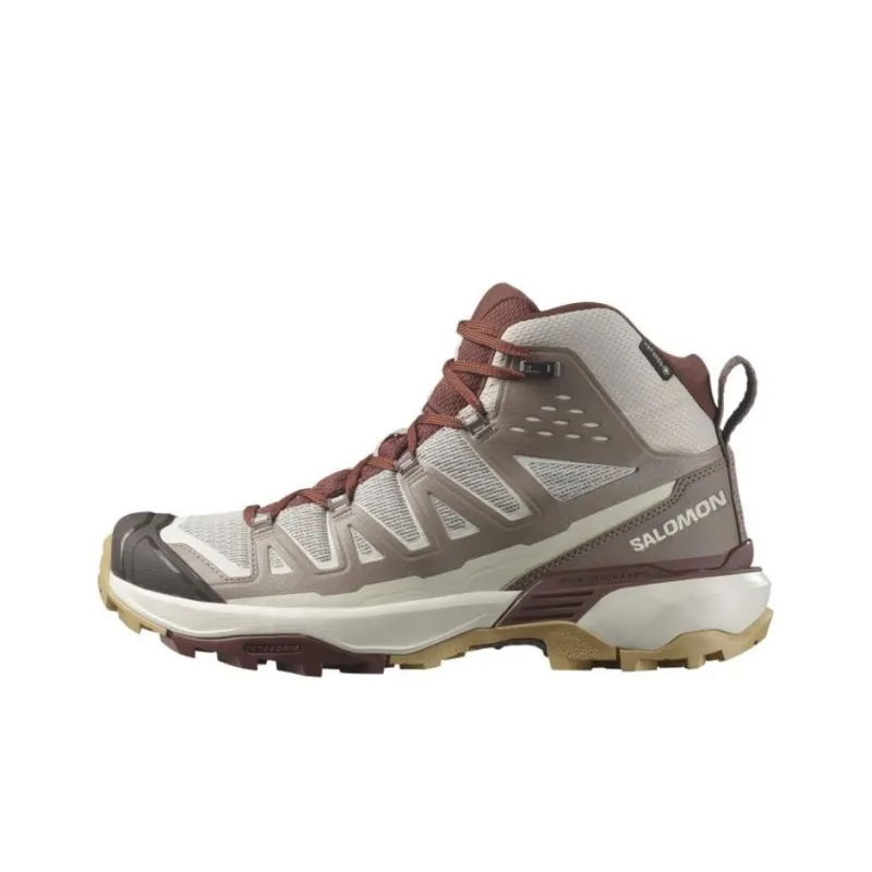 SALOMON X ULTRA 360 Anti Slip Wear Resistant High Top Hiking Shoes Women's Gray-0