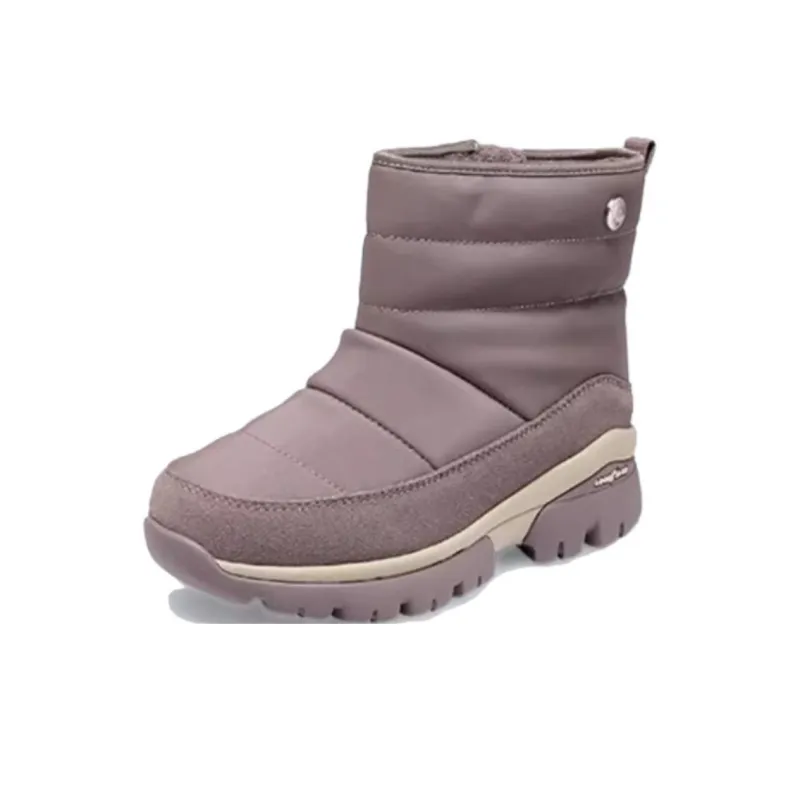 Skechers Modern Comfort Warm Slip Resistant Short Snow Boots Women's Pink-2
