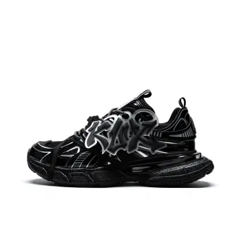 KUX Cushioning Anti Slip Wear Resistant Breathable Lightweight Height Increasing Low Top Chunky Sneakers Unisex