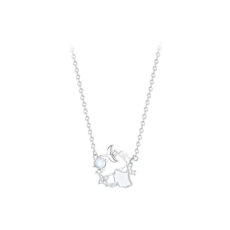 STQ S999 Fine Silver Necklaces Women's Gift Box Set-0