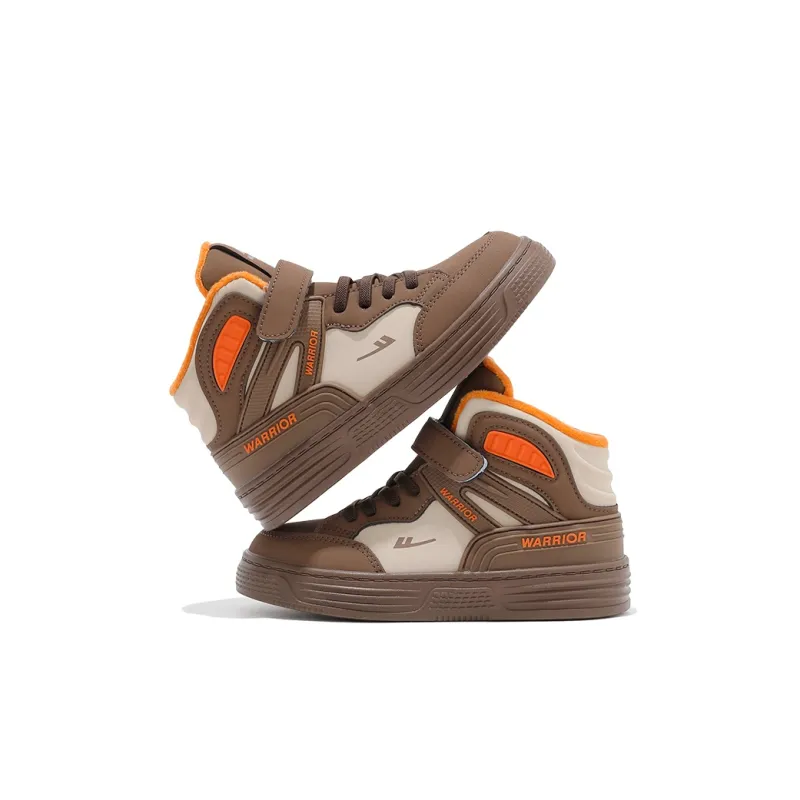 Warrior Anti Slip Wear Resistant Breathable Warm High Top Kids Lifestyle Shoes Kids'-13