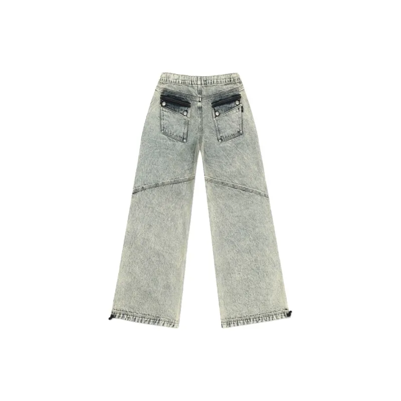 SMFK Jeans Women's Starry Cloud White-1