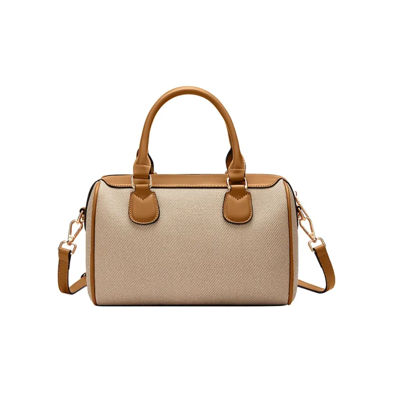 POLO Synthetic Leather Handbag Tubas Women's Yellow Brown-2