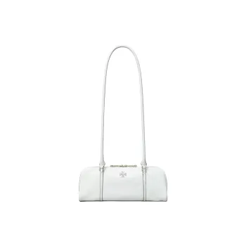 TORY BURCH Pleated Leather Handbag, Shoulder Bag Mini Women's White
