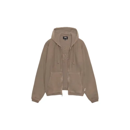 Stussy Waffle Lined Zip Hoodie