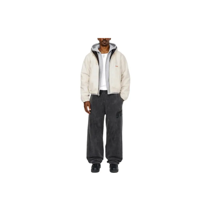 Stussy Canvas Needle Punch Work Jacket-2