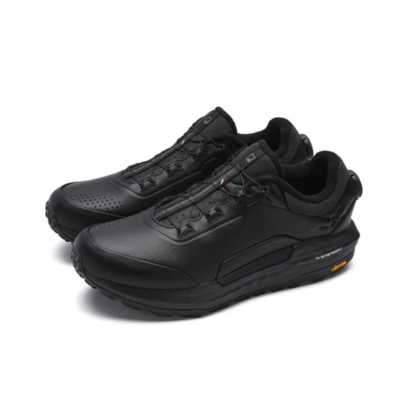 FILA BOA EXPLORER 2 Anti Slip Wear Resistant Low Top Outdoor Shoes Men's Black-1