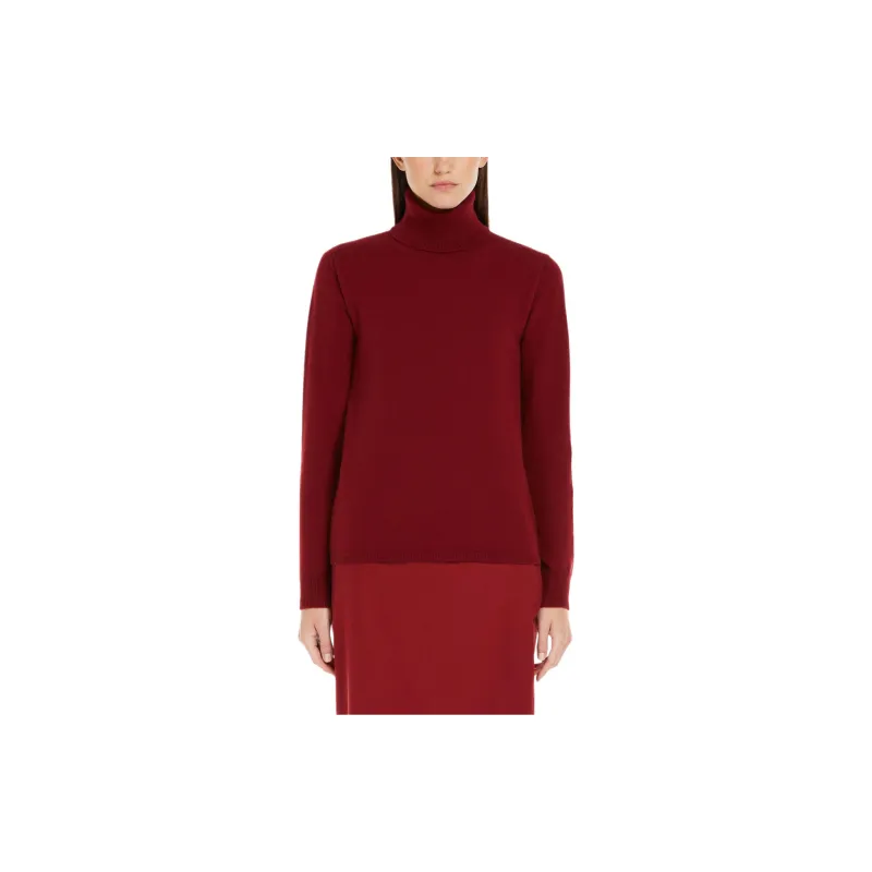 MaxMara Studio FW24 Sweater Women's Bordeaux Red-2