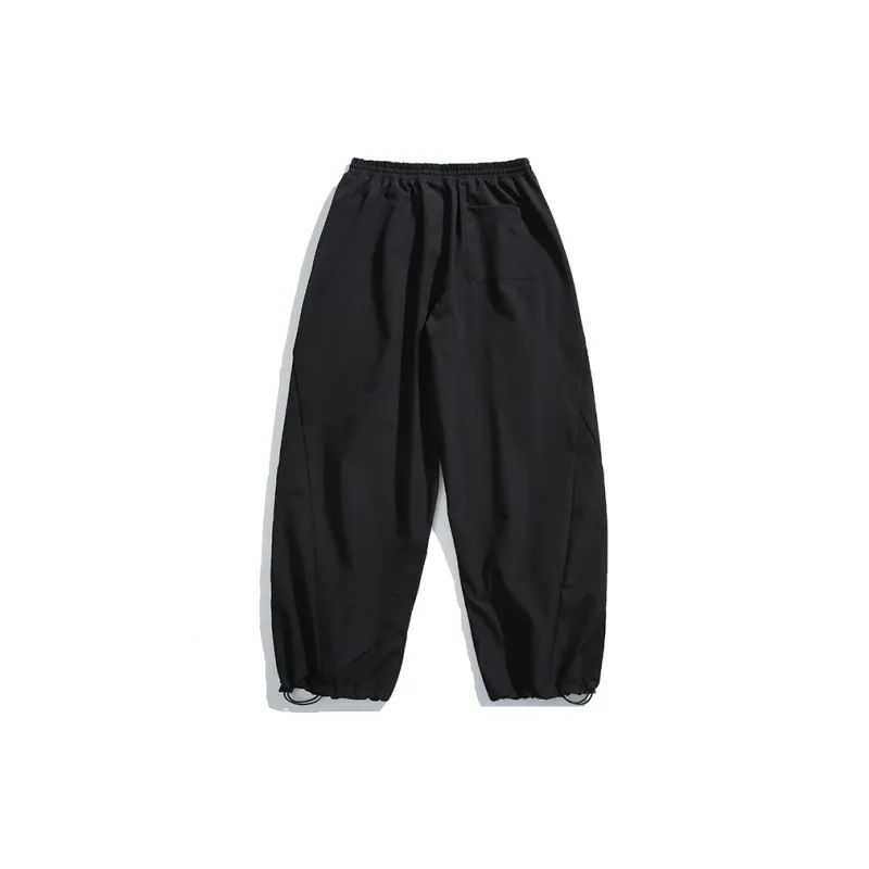 JUNGLE TIGER Cargo Pants Unisex Black-1