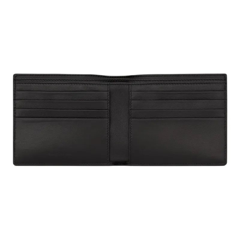 SAINT LAURENT Eel Skin Wallet Men's Caramel Brown-3