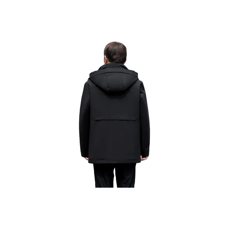 YAYA Down Jackets Men Black-1