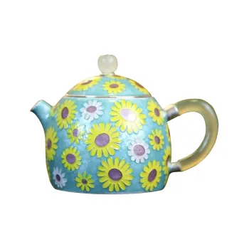SHUNQINYINLOU 999 Fine Silver Teapots Unisex