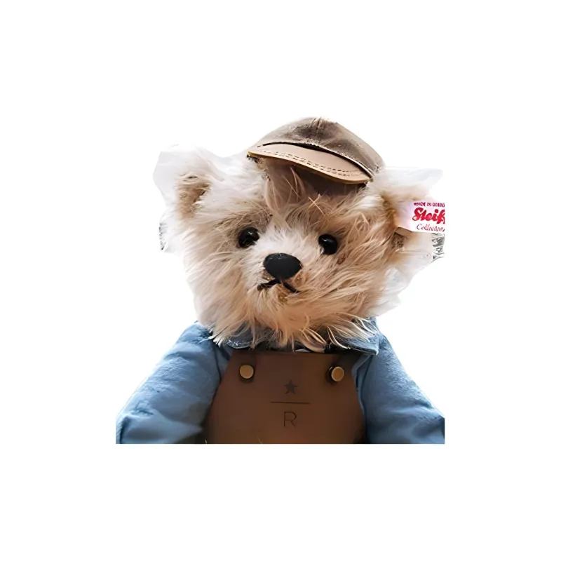 Steiff Animal Starbucks X Barista Bear Gift Box Set Plush Doll Dolls Plush Doll Medium Size Height-3