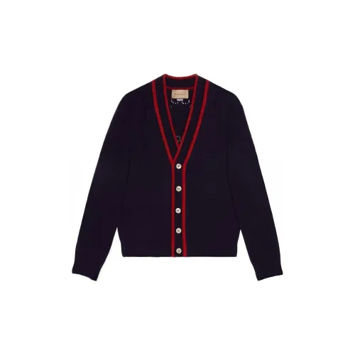 GUCCI Sweaters Men Navy Blue