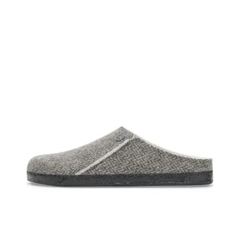 Birkenstock Zermatt Series Rubber Sole Slip-Resistant Wrap-toe Slippers Unisex Gray Regular